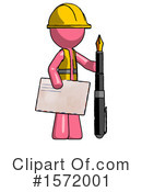 Pink Design Mascot Clipart #1572001 by Leo Blanchette