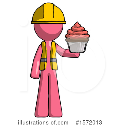 Royalty-Free (RF) Pink Design Mascot Clipart Illustration by Leo Blanchette - Stock Sample #1572013