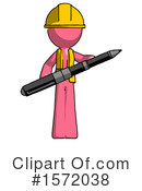 Pink Design Mascot Clipart #1572038 by Leo Blanchette