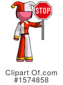 Pink Design Mascot Clipart #1574858 by Leo Blanchette