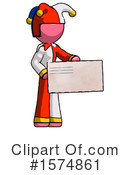 Pink Design Mascot Clipart #1574861 by Leo Blanchette