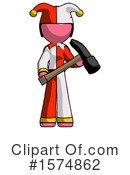 Pink Design Mascot Clipart #1574862 by Leo Blanchette