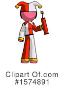 Pink Design Mascot Clipart #1574891 by Leo Blanchette