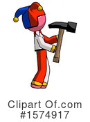 Pink Design Mascot Clipart #1574917 by Leo Blanchette