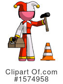 Pink Design Mascot Clipart #1574958 by Leo Blanchette