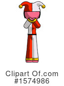 Pink Design Mascot Clipart #1574986 by Leo Blanchette
