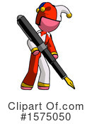 Pink Design Mascot Clipart #1575050 by Leo Blanchette