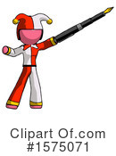 Pink Design Mascot Clipart #1575071 by Leo Blanchette