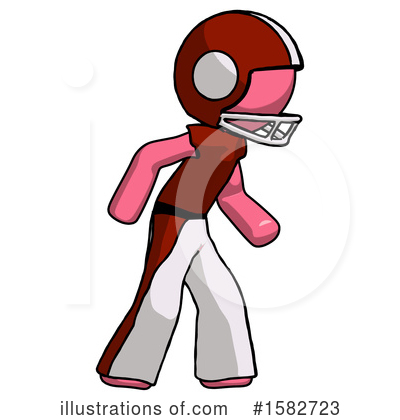 Royalty-Free (RF) Pink Design Mascot Clipart Illustration by Leo Blanchette - Stock Sample #1582723