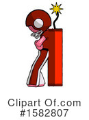 Pink Design Mascot Clipart #1582807 by Leo Blanchette