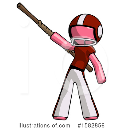 Royalty-Free (RF) Pink Design Mascot Clipart Illustration by Leo Blanchette - Stock Sample #1582856