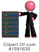 Pink Design Mascot Clipart #1591635 by Leo Blanchette