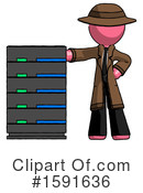Pink Design Mascot Clipart #1591636 by Leo Blanchette