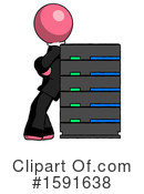 Pink Design Mascot Clipart #1591638 by Leo Blanchette