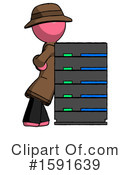 Pink Design Mascot Clipart #1591639 by Leo Blanchette