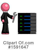 Pink Design Mascot Clipart #1591647 by Leo Blanchette