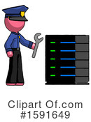 Pink Design Mascot Clipart #1591649 by Leo Blanchette