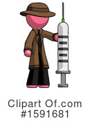 Pink Design Mascot Clipart #1591681 by Leo Blanchette