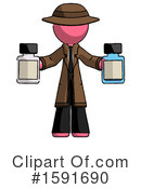 Pink Design Mascot Clipart #1591690 by Leo Blanchette
