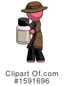 Pink Design Mascot Clipart #1591696 by Leo Blanchette