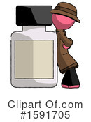 Pink Design Mascot Clipart #1591705 by Leo Blanchette