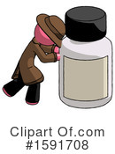 Pink Design Mascot Clipart #1591708 by Leo Blanchette