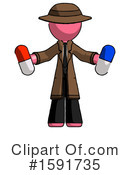 Pink Design Mascot Clipart #1591735 by Leo Blanchette