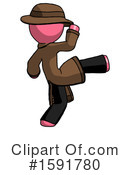 Pink Design Mascot Clipart #1591780 by Leo Blanchette