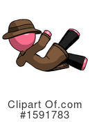 Pink Design Mascot Clipart #1591783 by Leo Blanchette