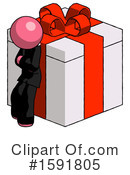 Pink Design Mascot Clipart #1591805 by Leo Blanchette