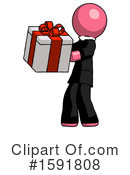 Pink Design Mascot Clipart #1591808 by Leo Blanchette