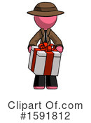 Pink Design Mascot Clipart #1591812 by Leo Blanchette