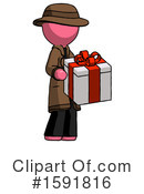 Pink Design Mascot Clipart #1591816 by Leo Blanchette