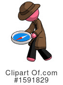 Pink Design Mascot Clipart #1591829 by Leo Blanchette