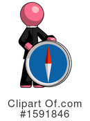 Pink Design Mascot Clipart #1591846 by Leo Blanchette