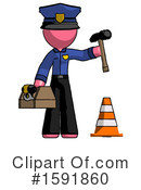 Pink Design Mascot Clipart #1591860 by Leo Blanchette