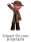 Pink Design Mascot Clipart #1591874 by Leo Blanchette