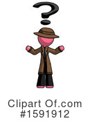 Pink Design Mascot Clipart #1591912 by Leo Blanchette