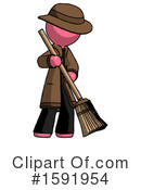 Pink Design Mascot Clipart #1591954 by Leo Blanchette