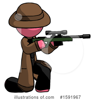 Royalty-Free (RF) Pink Design Mascot Clipart Illustration by Leo Blanchette - Stock Sample #1591967