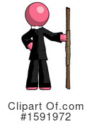 Pink Design Mascot Clipart #1591972 by Leo Blanchette