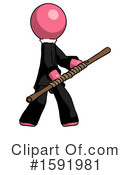 Pink Design Mascot Clipart #1591981 by Leo Blanchette