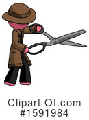 Pink Design Mascot Clipart #1591984 by Leo Blanchette