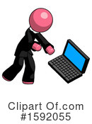 Pink Design Mascot Clipart #1592055 by Leo Blanchette