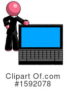 Pink Design Mascot Clipart #1592078 by Leo Blanchette