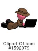 Pink Design Mascot Clipart #1592079 by Leo Blanchette