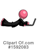Pink Design Mascot Clipart #1592083 by Leo Blanchette