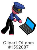 Pink Design Mascot Clipart #1592087 by Leo Blanchette