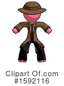 Pink Design Mascot Clipart #1592116 by Leo Blanchette