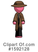 Pink Design Mascot Clipart #1592128 by Leo Blanchette
